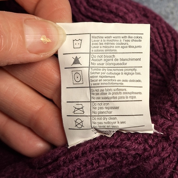 Carhartt "Purple" Knit  Brim Casual Beanie, One Size, RN#14806, WA027 BGP - Picture 3 of 9